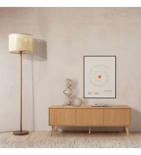 Mueble Tv 130 cm Louise roble