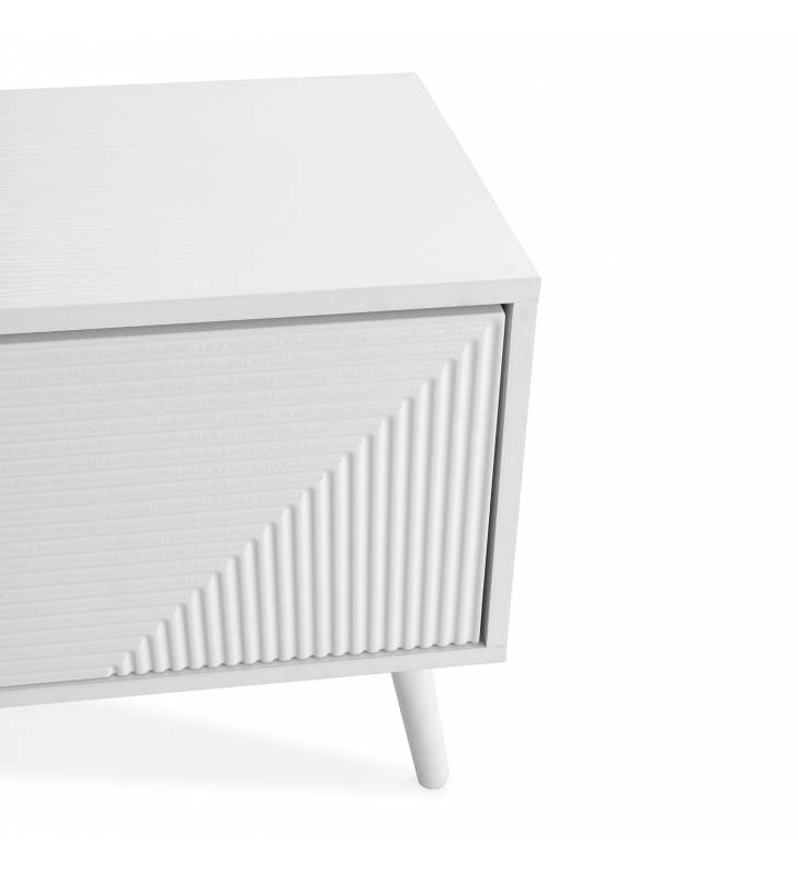 Mueble Tv 130 cm Louise blanco Topmueble 2