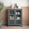 Vitrina Asley 2 puertas verde Topmueble