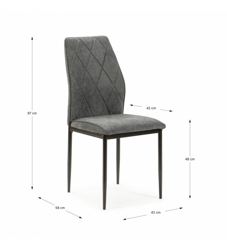 Pack 4 Sillas Ateneo Topmueble medidas