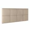 Cabecero de tela Catania color beige TopMueble