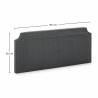 Cabecero Leonor Azul 160 cm Dimensiones Topmueble