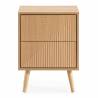 Mesita de Noche Roble Louise Top Mueble 1