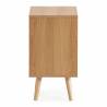 Mesita de Noche Roble Louise Top Mueble 3