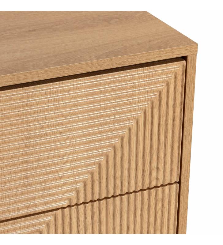Cómoda Roble Louise Detalle Top Mueble