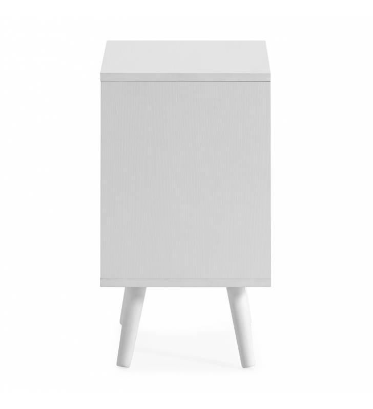 Mesita de Noche Blanco Louise Top Mueble 3