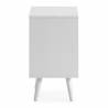 Mesita de Noche Blanco Louise Top Mueble 3