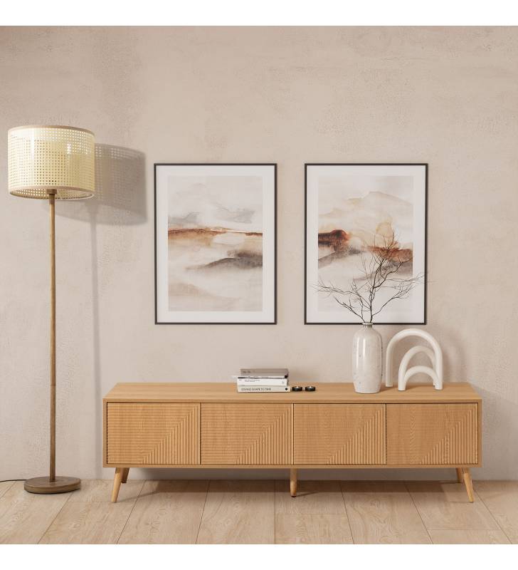 Mueble Tv 160 roble Louise Topmueble