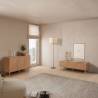 Conjunto Aparador y Mueble TV 130 cm Roble Louise Ambiente Top Mueble