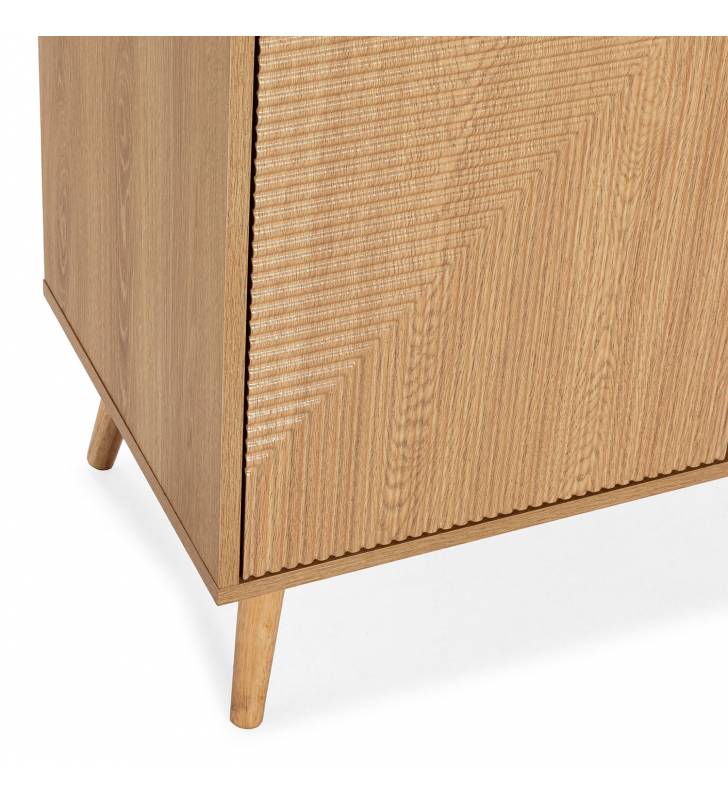 Aparador Roble Louise Detalle Top Mueble