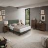 Cabecero Tapizado Verde Olbia Ambiente Top Mueble