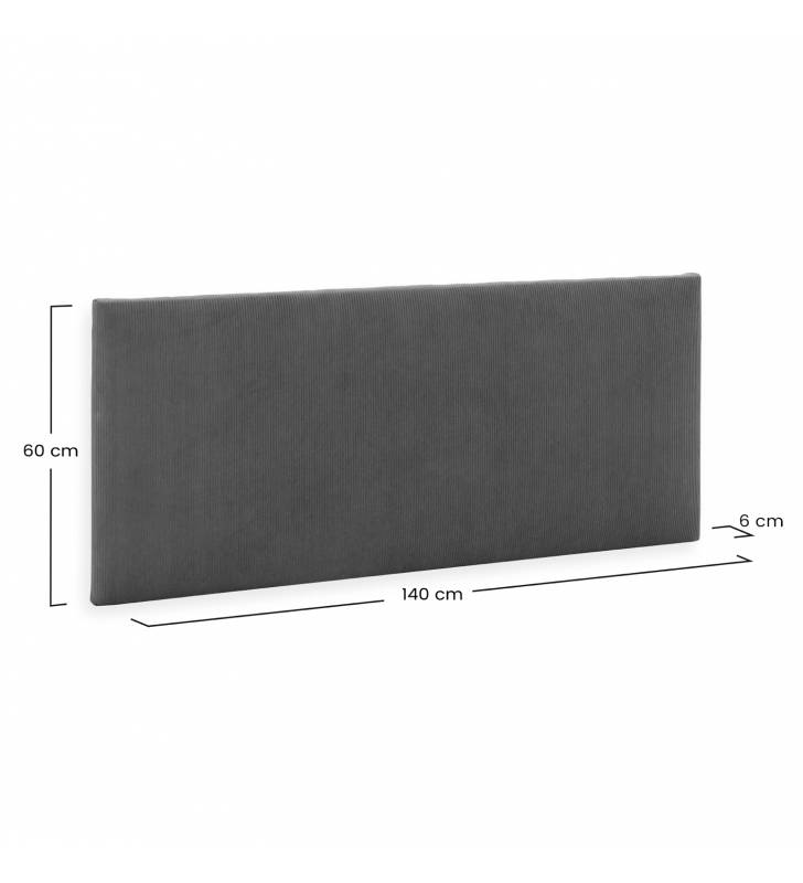 Cabecero Tapizado 140 Verde Olbia Dimensiones Top Mueble