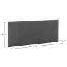 Cabecero Tapizado 150 Verde Olbia Dimensiones Top Mueble