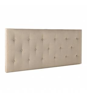 Cabecero de tela color beige Torino