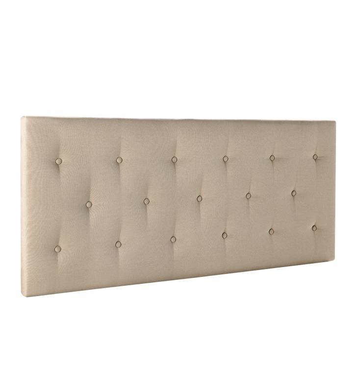 Cabecero de tela color beige Torino