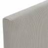 Cabecero Tapizado Gris Detalle Olbia Top Mueble