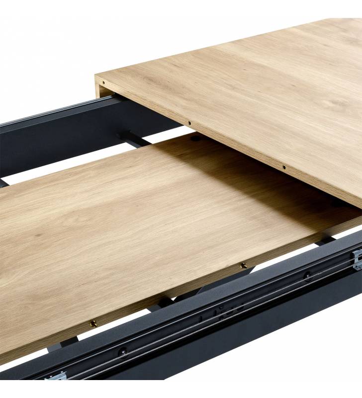 Mesa Comedor Extensible Portland Detalle Top Mueble
