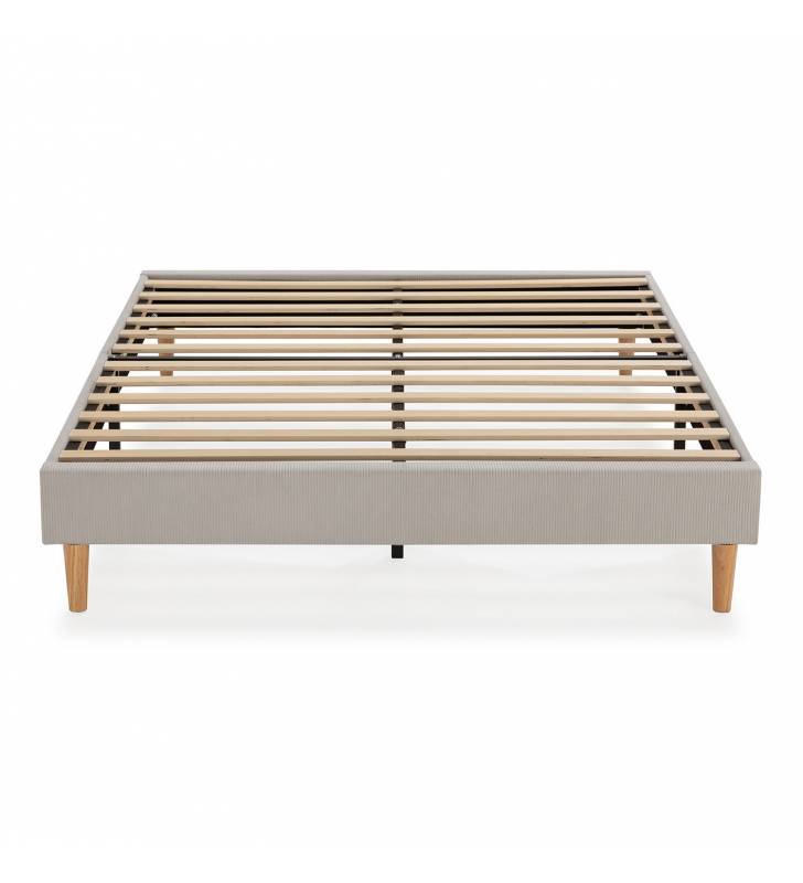 Base Tapizada 140-160 Gris Olbia Top Mueble 2
