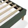 Base Tapizada Verde Olbia Detalle Top Mueble