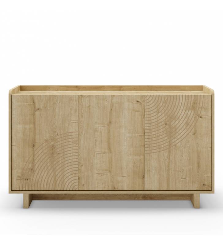 Aparador roble 140 cm Dina 1