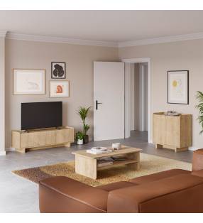 Mesa Centro Rectangular Dina Ambiente Top Mueble
