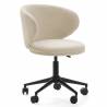 Silla Escritorio Beige con Ruedas Elora Top Mueble