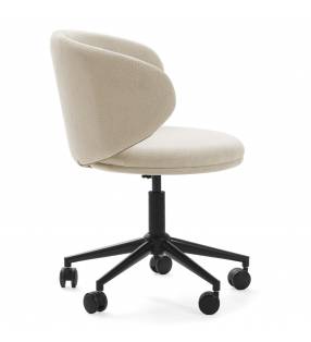 Silla Escritorio Beige con Ruedas Elora Top Mueble 3