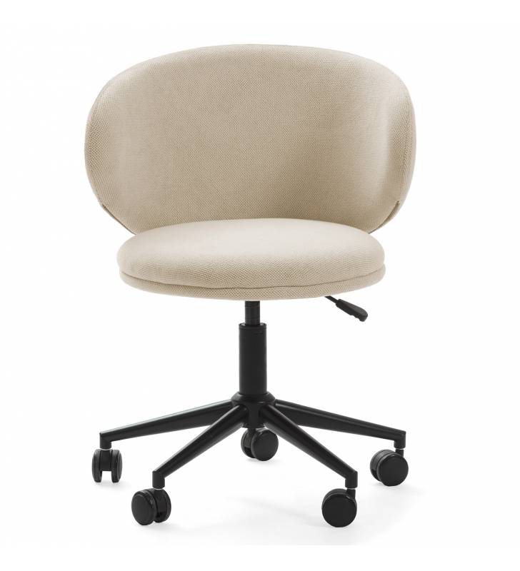 Silla Escritorio Beige con Ruedas Elora Top Mueble 2