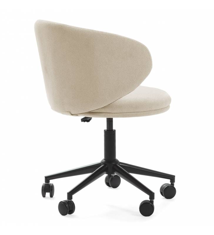 Silla Escritorio Beige con Ruedas Elora Top Mueble 4