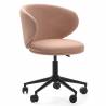 Silla Escritorio Rosa con Ruedas Elora Top Mueble