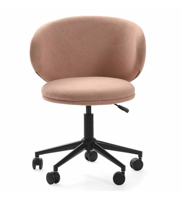 Silla Escritorio Rosa con Ruedas Elora Top Mueble 2