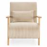 Sillón Individual Cómodo Beige Velora Top Mueble 2