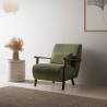 Sillón Individual Cómodo Verde Velora Ambiente Top Mueble