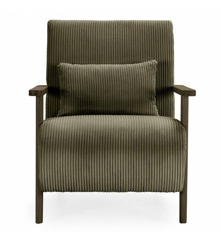 Sillón Individual Cómodo Verde Velora Top Mueble 2