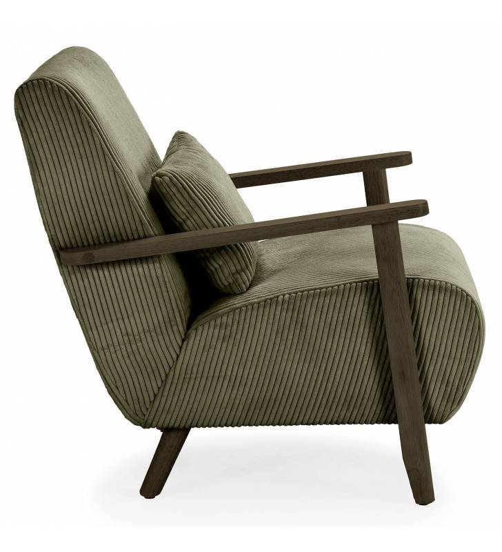 Sillón Individual Cómodo Verde Velora Top Mueble 3