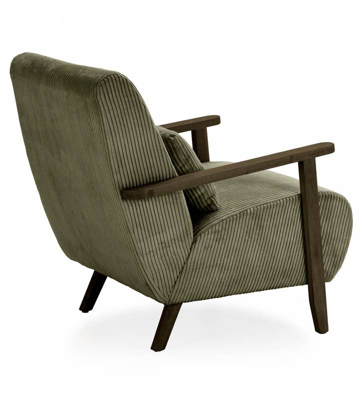 Sillón Individual Cómodo Verde Velora Top Mueble 4