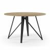 Mesa redonda de comedor 120 roble Thalia Topmueble