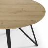 Mesa redonda de comedor 120 Thalia Topmueble 2