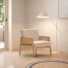 Sillón Individual Ratán Beige Livara Ambiente Top Mueble