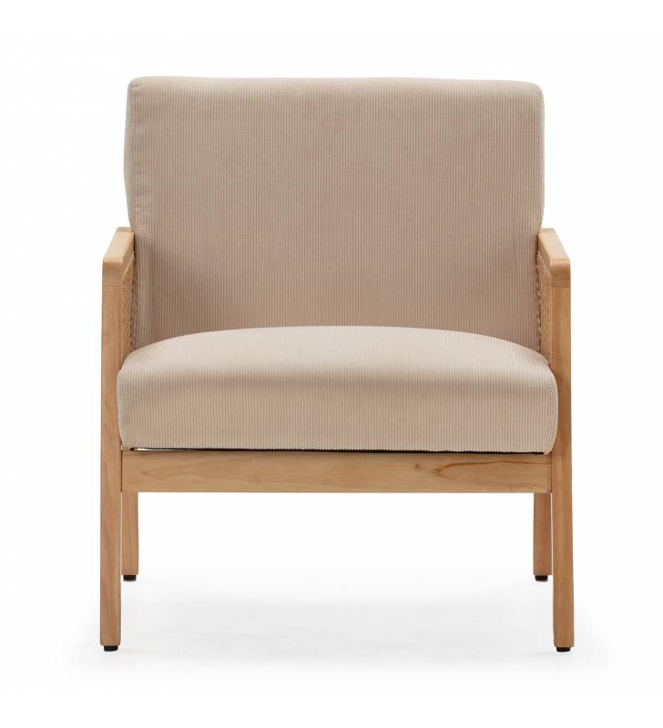 Sillón Individual Ratán Beige Livara Top Mueble 2
