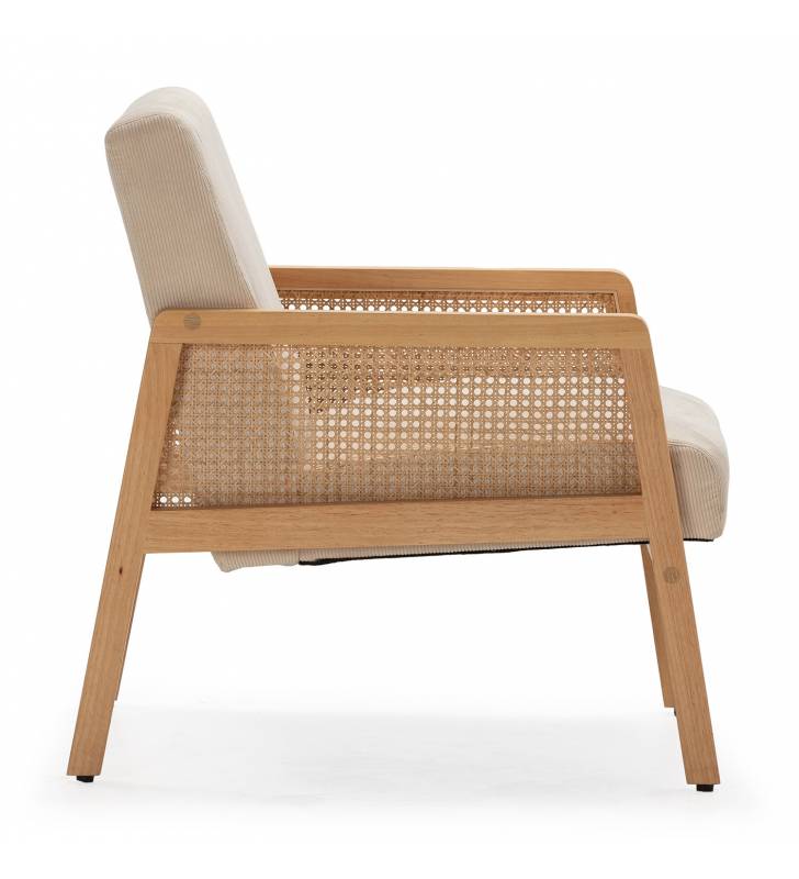 Sillón Individual Ratán Beige Livara Top Mueble 3