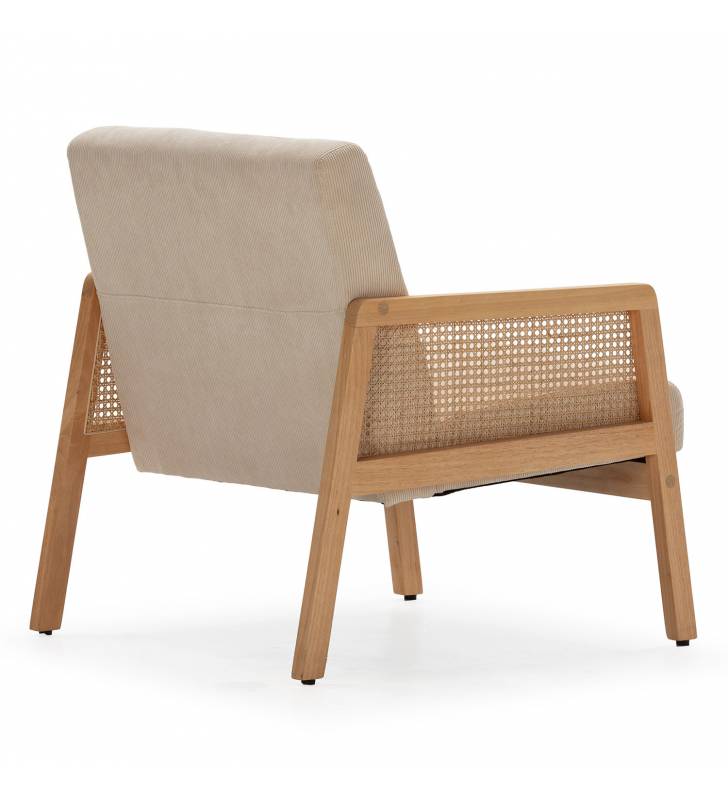 Sillón Individual Ratán Beige Livara Top Mueble 4