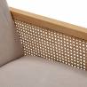 Sillón Individual Ratán Beige Livara Detalle Top Mueble 2