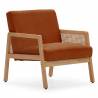 Sillón Individual Ratán Teja Livara Top Mueble