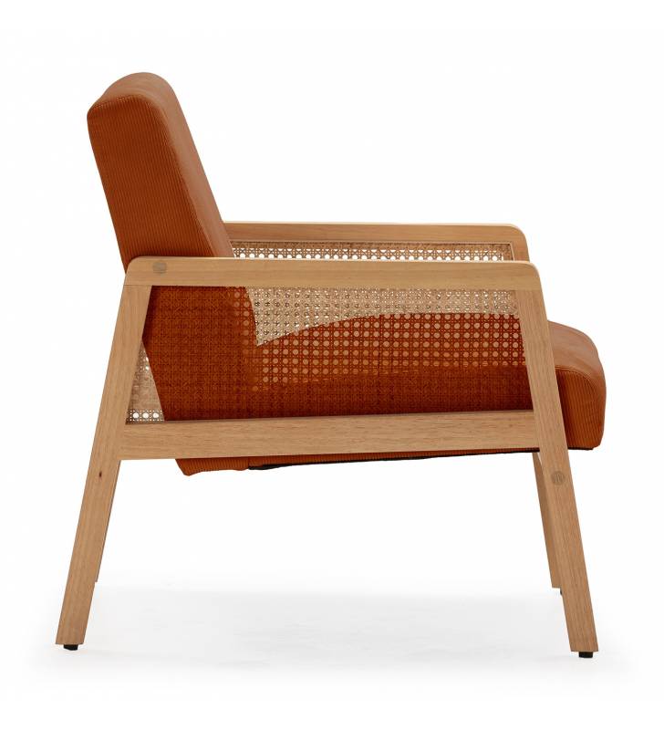 Sillón Individual Ratán Teja Livara Top Mueble 3