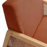 Sillón Individual Ratán Teja Livara Detalle Top Mueble