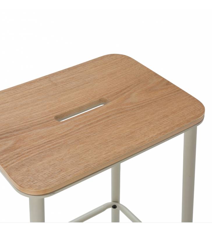 Taburetes Nola Pack de 2 Beige TopMueble 3