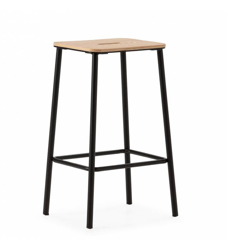 Taburetes Nola Pack de 2 Negro TopMueble