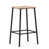 Taburetes Nola Pack de 2 Negro TopMueble