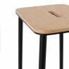Taburetes Nola Pack de 2 Negro TopMueble 3
